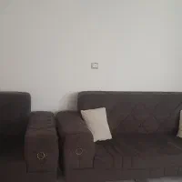 یک دست مبل ۷ نفره طوسی کرم