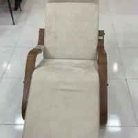 صندلی راک چوبی