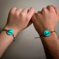 دستبند ست شبتاب نیم ست گلبرگ