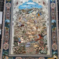 یک جفت قالی ۱۲متری ۱۲۰۰شانه
