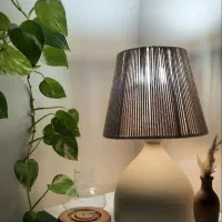 آباژور رومیزی / رافیا / مکرومه