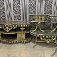 سرویس جلو مبلی برنز برنزی