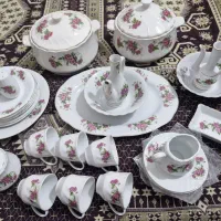 سرویس چینی گل رز قدیمی