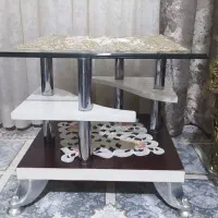 میز وسط مبل وکنارمبل ومیز تلویزیون
