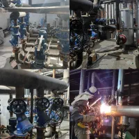 جوشکار لوله کشی صنعتی موتور خانه ایستگاه پمپاژ