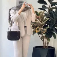 کت شلوار مزونی/یک بار تن پوش/کاملا سالم/نصف قیمت