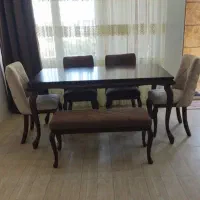 میز و صندلی ناهارخوری ۶ نفره نو
