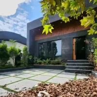 باغچه مدرن سرسبز185زمین/100بنا/2خواب/شهرک ارکیده