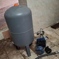 پمپ آب یک اسب بهمراه مخزن