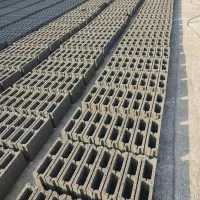 بلوک پوکه ای سبک ساختمانی سایز ۱۰ نیمه اتومات ۱۷ ت
