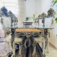 میز سلطنتی ۶ نفره کاملا نو