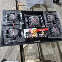 گاز توکار هود توکار سینک بیمکث استیل مدل LR626