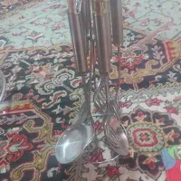 ست کفگیر ملاقه استیل اصل