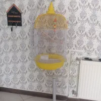 قفس پرنده و پایه