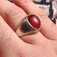 انگشتر عقیق یمنی قدیمی (کلکسیونی)