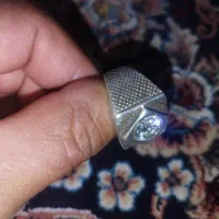 انگشتر موزانایت دست ساز کار استاد کشاورز