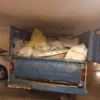 حمل نخاله با نیسان کمپرسی.