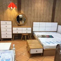 سرویس خواب مدل ژینو‌|تخت و سرویس خواب|قروه, |دیوار