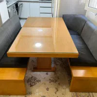 میز ناهار خوری ۱۰ نفره و کاناپه ۳ نفره
