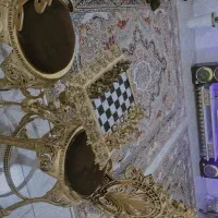 میز شطرنجی برنجی سالم تمیز