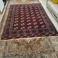 فرش دستباف ترکمن پشم طبیعی ۷ و ۱۰ متری.