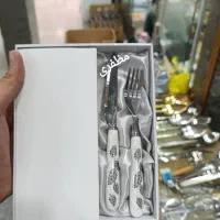 سرویس قاشق و چنگال کارد و چنگال سرامیکی برند یونیک