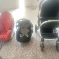 کالسکه.  کریر.  صندلی ماشین.  ساک کودک