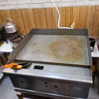 صفحه گریل چدن کروم صنعتی  4cook