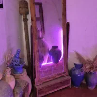 آینه قدی سنتی چوبی دست ساز