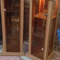 دو عدد ویترین چراغ دار