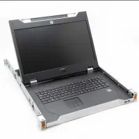 مانیتور kvm برند aten و hp نو و استوک