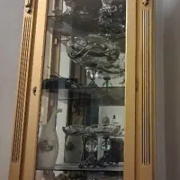 بوفه چوبی طلایی