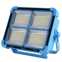چراغ پروژکتور شارژی خورشیدی 6عدد باطری قابل تعویض