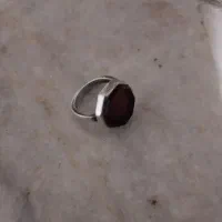 انگشتر نقره  عقیق یمنی