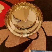 سینی آینه ای و استکان مجلسی نونو