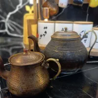 قوری و کتری مسی