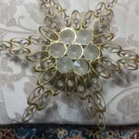 لوستر سه شعله برنجی