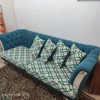 مبلمان چستر هشت نفره در حد نو واقعی