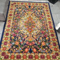 فرش دستباف هزار گل وسط ترنج خراسان