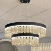 لوستر الماس.مدلهای کریستالی دایره کد۹۶۸۳.AC light