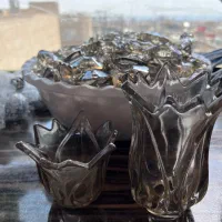 لاله لوستر رنگ شکلاتی