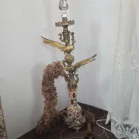 قلیان برنجی طرح طاووس