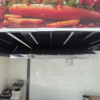 هود صنعتی استیل براق باتمام لوله ها