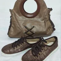 کیف و کفش شیک عسلی