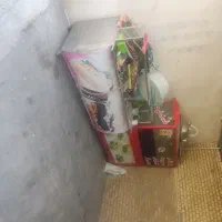 فر گاز ساندویچ چهار کاره و سلف سرویس هر دو نو
