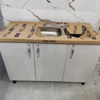 کابینت آماده زیرسینک و سینک۲لگن