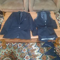 کت و شلوار و جلیقه  مشکی