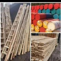 تخته بنایی ،بشکه فلزی وپلاستیکی،نردبان، فرغون