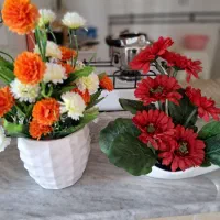 دو عدد گل