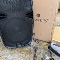 باند و اسپیکر ۱۵ اینچی میکروفن بیسیم دار